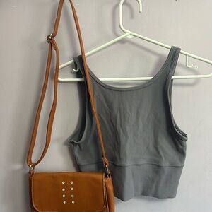 lululemon athletica Gray Tank Top